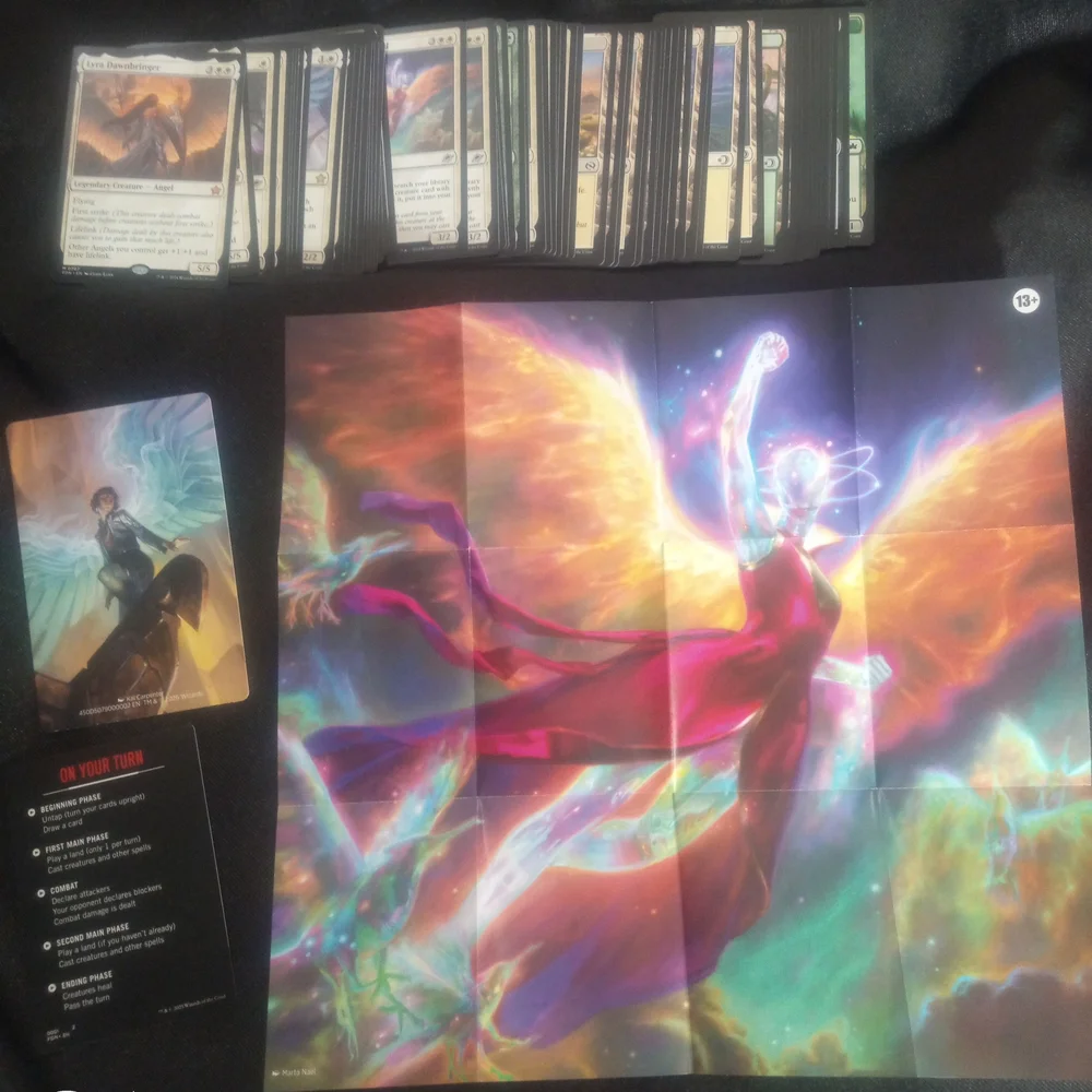OPEN BOX ~ MTG Angels Standard Theme Deck 60-Card Ready to Play - Open Box